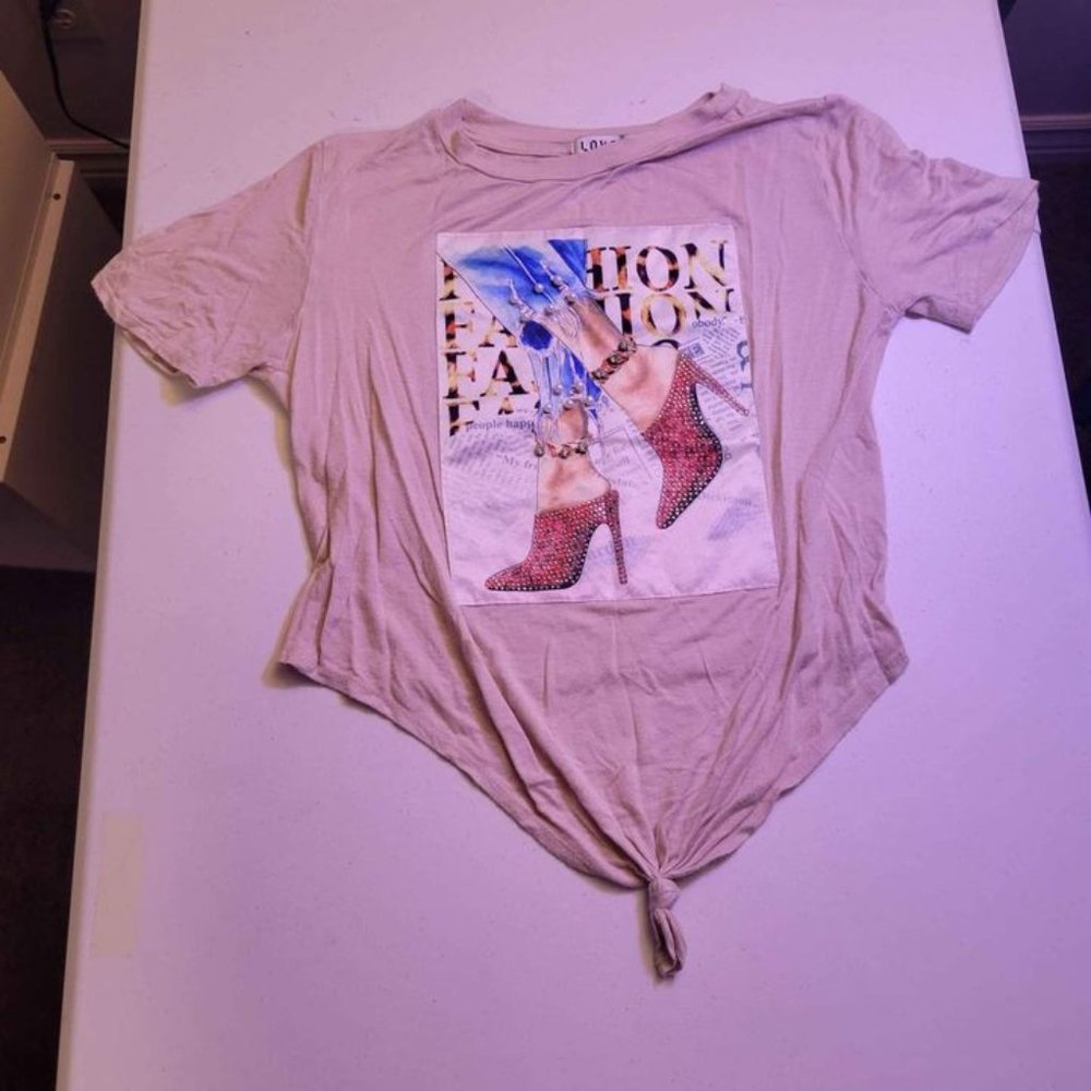 Clothes Women Junior Crop Top Love J Small